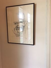 Louis Armstrong drawing