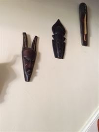 African Tribal Mask Hand Carved Wood