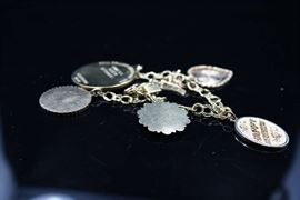 14K Gold Charm Bracelet