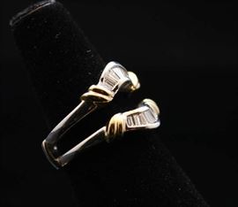 14K Gold and .50 TCW Diamond Ring Guard