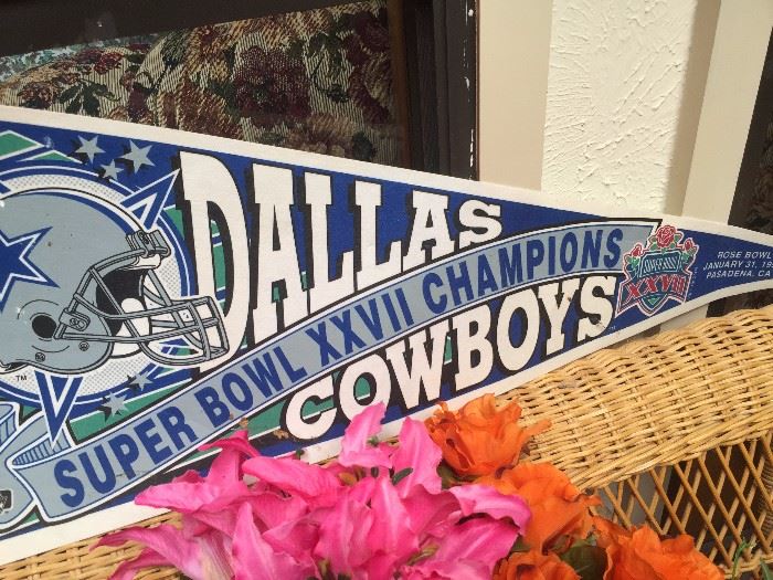 Dallas Cowboys Super Bowl XXVII Champions banner