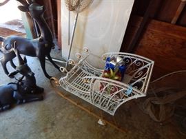 decorative reindeer and holidat