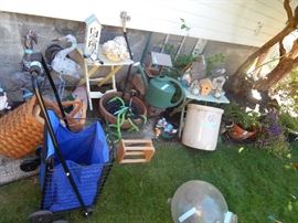 outdoor planters and decor