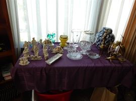 Lenox China Jewels Collection, brass, glass