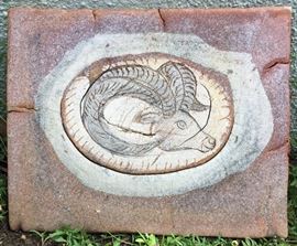 Studio Pottery Aries in the Garden 