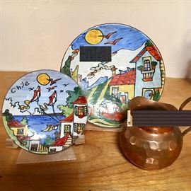 Enamel on Copper Remembrances of Chile