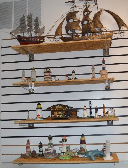 Ships, Lighthouses, figurines, collectibles and more   