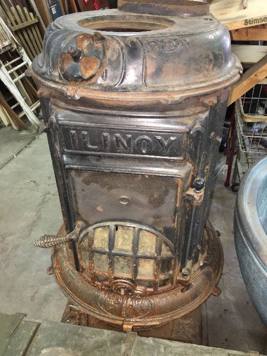 Ilinoy pot belly stove. We have the pieces.