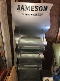 Irish Whiskey display.