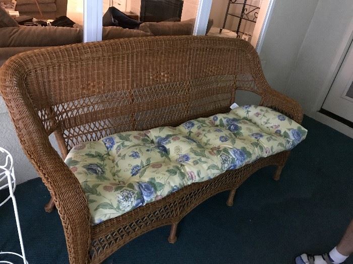 Wicker Couch for Patio