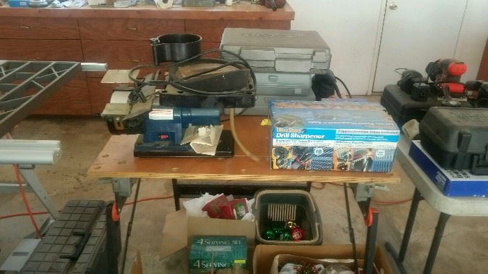 garage is loaded with tools of all kinds...hand tools, power tools, new old stock, gently used, vintage and more