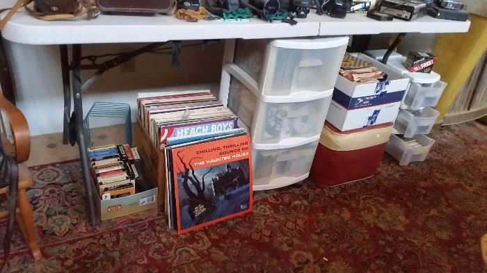 music, albums, tapes, 8 tracks, 45's and more