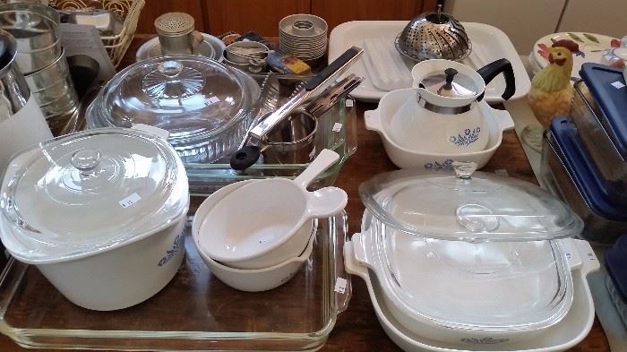 corning ware and pyrex