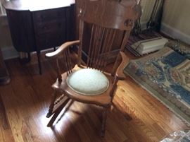 Vintage Spindle-Back Rocker