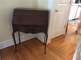 Mahogany Drop-Front Ladies Secretary Desk