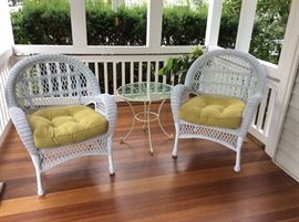 Pair of Wicker Chairs