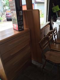 dressers and kitchen chairs