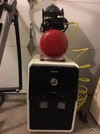 portable air compressor                                                          Coway water purifying machine with new filter (retail price used to be $1200)