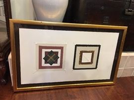 2 pcs of multi media art frame