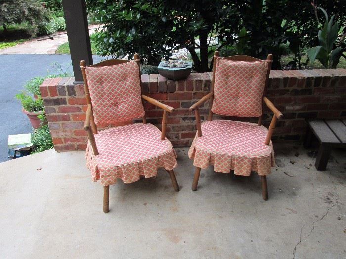 Mid Century pair of chairs
