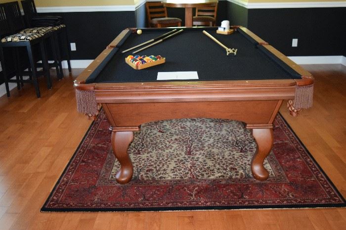Olhausen 30th Anniversary Pool Table with Accessories