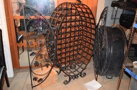 Wrought Iron Wine Rack
