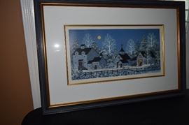 Jane Wooster Scot Signed Numbered "Soon A Newborn Colt!"
