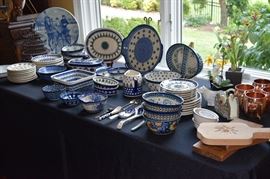 Hand Painted Polish Pottery