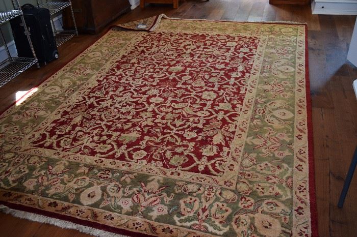 Hand Knotted Rug made in India 8 X 11