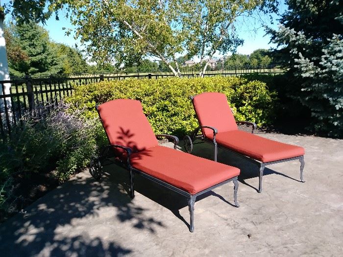 Frontgate lounge chairs w/cushions