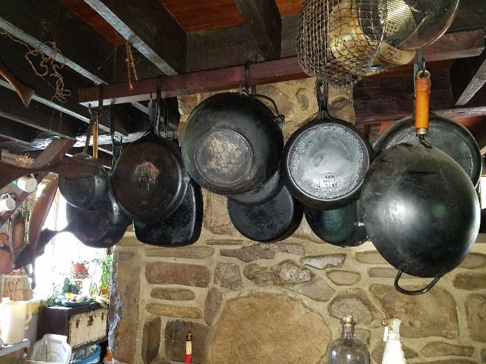 Wide variety of wrought iron pans