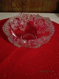 Crystal Bowl - perfect for the holiday fruit salad.