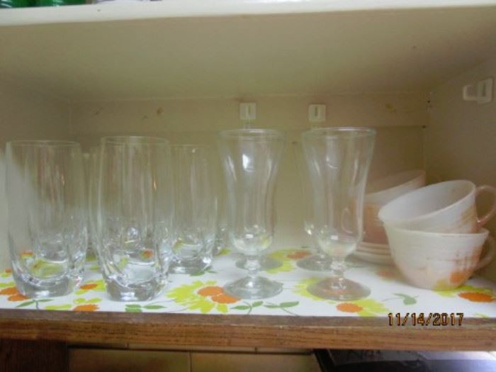Water glasses and misc