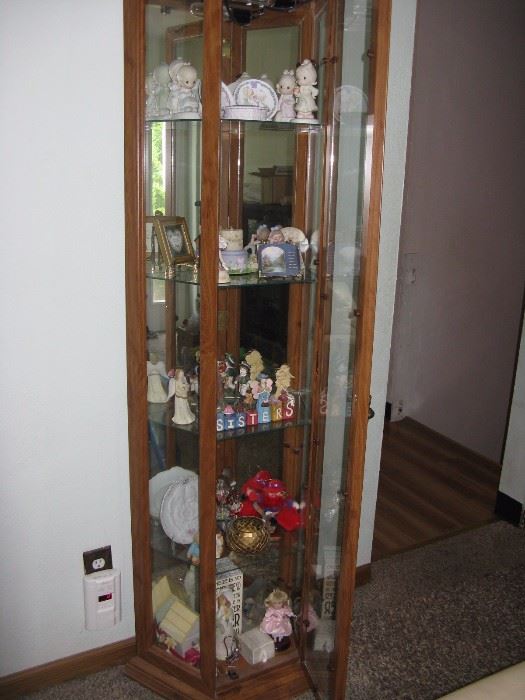 Curio Cabinet w/ items for sale