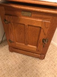 Mini Oak Fridge