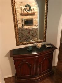 Mirror and Wall hugger
