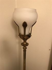 Old Brass Floor Lamp