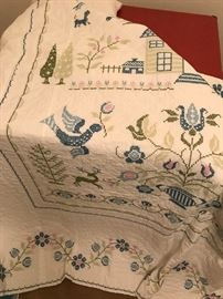 One of the nicest Embroidered Quilts I have ever seen