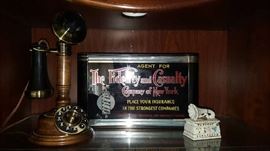 Fidelity Casualty Insurance light up vintage advertising