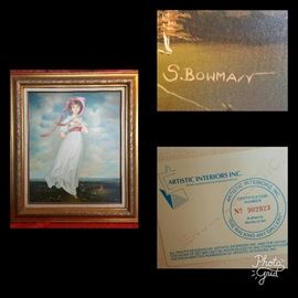 S. Bowman painting with COA