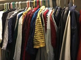Three closets full of nice men"s
XL Polo, Nautica, & others
