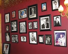 glossy black and white pictures signed