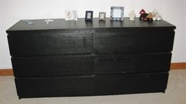 black chest of drawers