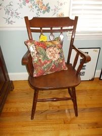 chair/pillow, black and white photo art