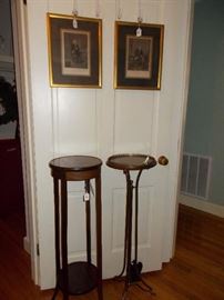 engravings, fern stands