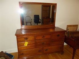 chest with mirror