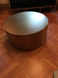 DWR Drum Table designed by Milo Baughman for Thayer Coggin.
