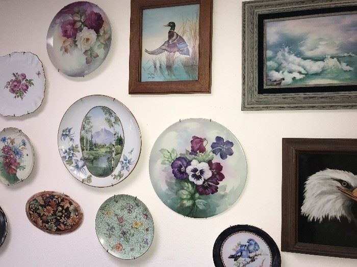 Artwork, plates and other home decor