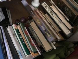 large selection of books