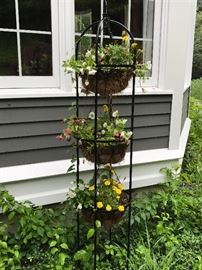 Three tier iron planter